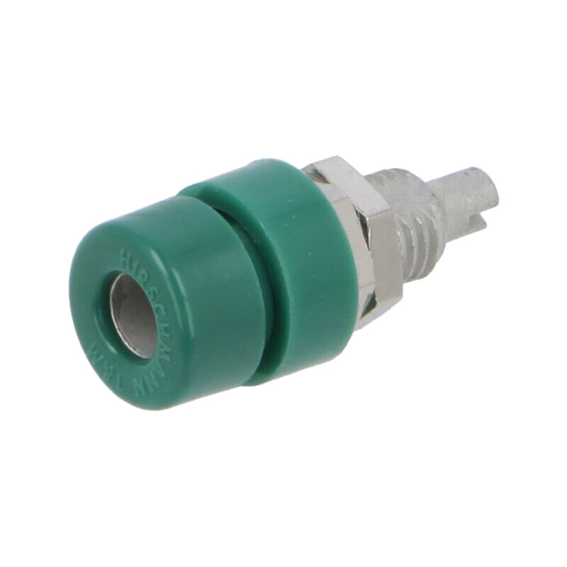 Conector: banană 4mm; soclu; 32A; 30VAC; 60VDC; verde; BIL 30
