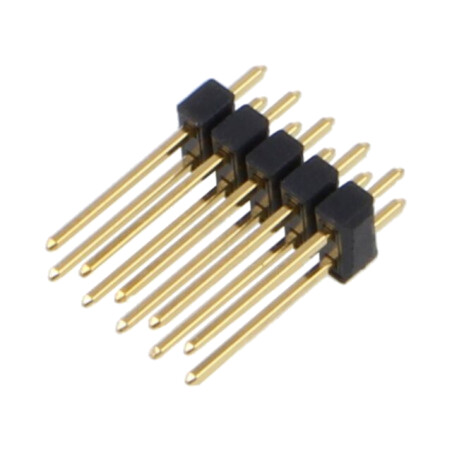 Conector: şiruri pini; şir pini; tată; PIN: 10; SL 22; 3A; 250V; THT