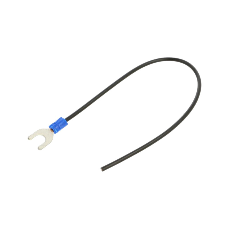 Cable: cable with crimped terminals; black; non-insulated; 250mm Cable: cable with crimped terminals; black; non-insulated; 250mm