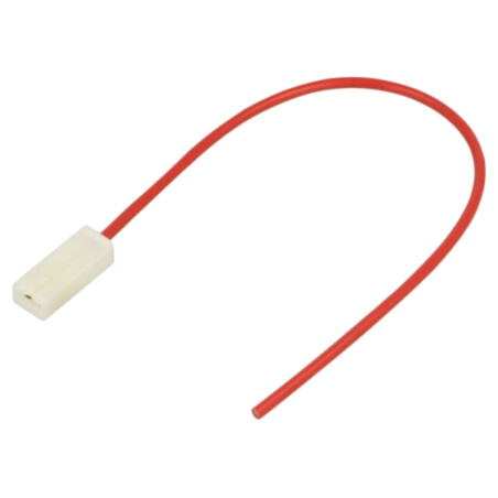 Cable: cable with crimped terminals; red; Len: 250mm; H07V-K
