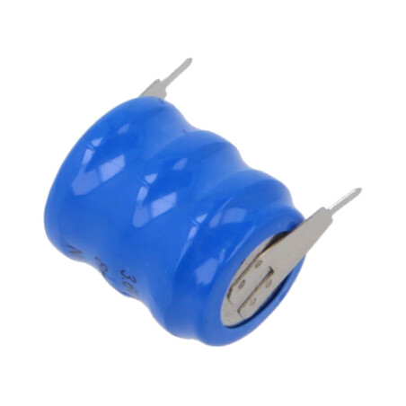Acumul: Ni-MH; 3,6V; 80mAh; 2pin; Ø15,5x19,3mm; Temp: -20÷65°C