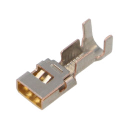 Pin; mamă; DF60; aurit; 12AWG÷10AWG; crimpat; pe cablu; 10,16mm