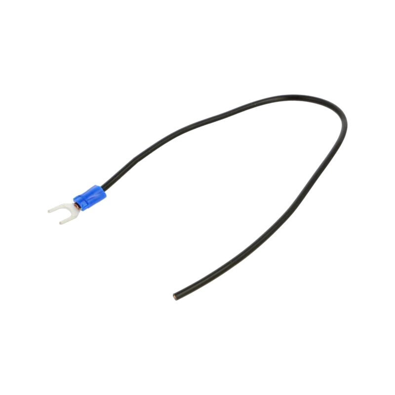 Cable: cable with crimped terminals; black; non-insulated; 250mm Cable: cable with crimped terminals; black; non-insulated; 250mm