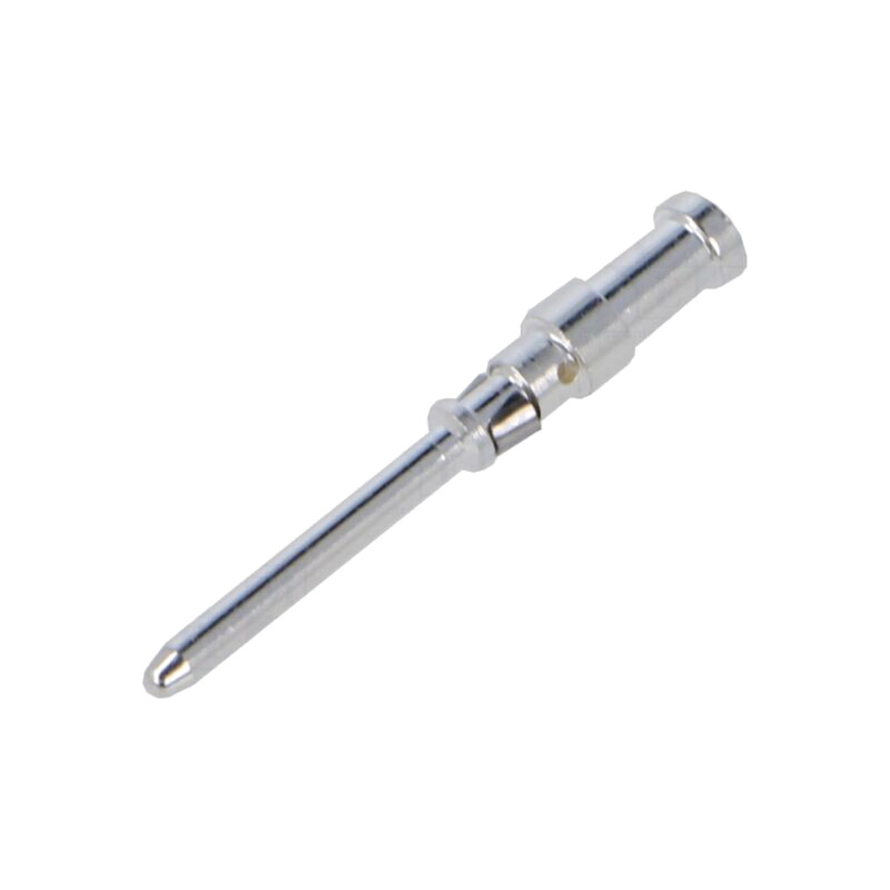 Pin; tată; argintat; 1mm2; contacte întoarse; crimpat Pin; tată; argintat; 1mm2; contacte întoarse; crimpat