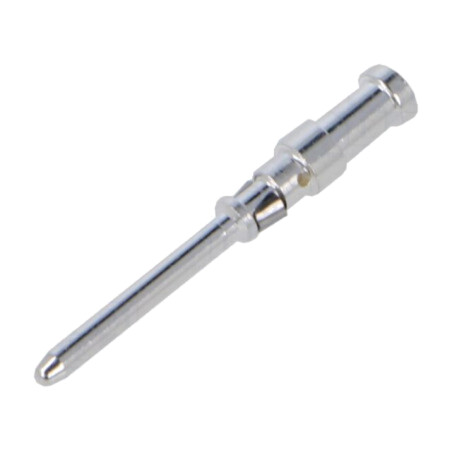 Pin; tată; argintat; 1mm2; contacte întoarse; crimpat