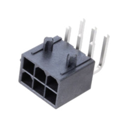 Conector: cablu-placă; soclu; tată; PIN: 6; Mini-Fit Jr; drept; 9A