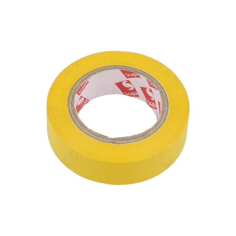 Bandă: electroizolantă; W: 15mm; L: 10m; Thk: 0,13mm; galbenă; 180% Bandă: electroizolantă; W: 15mm; L: 10m; Thk: 0,13mm; galbenă; 180%