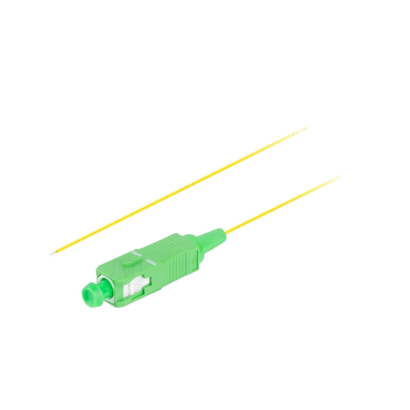 Dispozitiv pentru fibră optică; SC/APC; 2m; LSZH; galben Dispozitiv pentru fibră optică; SC/APC; 2m; LSZH; galben