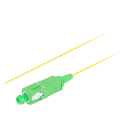 Dispozitiv pentru fibră optică; SC/APC; 2m; LSZH; galben
