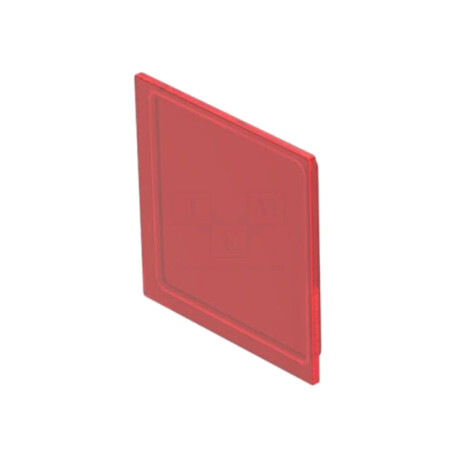 Lentilă pentru buton; 16mm; 92; roşie; plastic