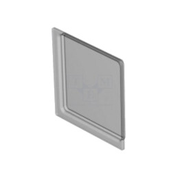 Lentilă pentru buton; 16mm; 92; incoloră; plastic