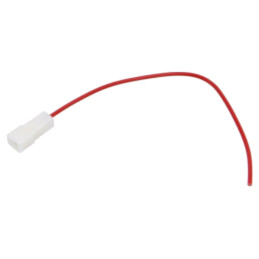 Cable: cable with crimped terminals; red; Len: 250mm; H07V-K