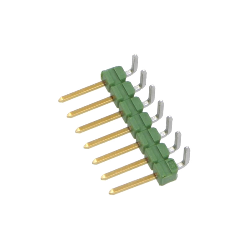 Conector: şiruri pini; şir pini; tată; PIN: 7; AMPMODU MOD II; THT Conector: şiruri pini; şir pini; tată; PIN: 7; AMPMODU MOD II; THT