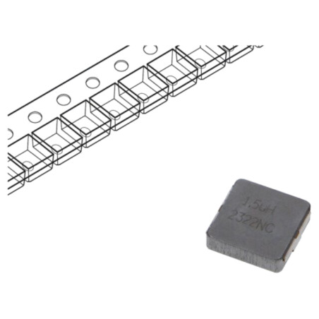 Inductor: fir; SMD; 1,5uH; 19A; 5,1mΩ; ±20%; IHLP; 12,9x12,9x3,5mm