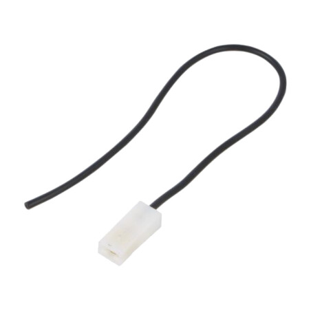 Cable: cable with crimped terminals; black; Len: 250mm; H07V-K
