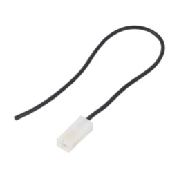 Cable: cable with crimped terminals; black; Len: 250mm; H07V-K