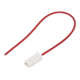 Cable: cable with crimped terminals; red; Len: 250mm; H07V-K