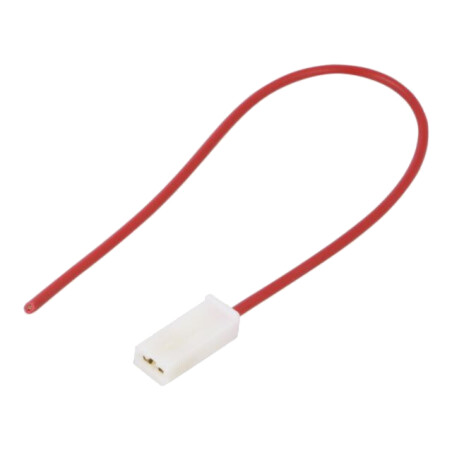 Cable: cable with crimped terminals; red; Len: 250mm; H07V-K