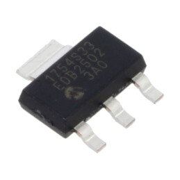 IC: stabilizator de tensiune; LDO,liniar,nereglabil; 3,3V; 0,15A