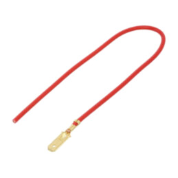 Cable: cable with crimped terminals; red; Len: 250mm; H07V-K
