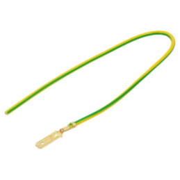 Cable: cable with crimped terminals; yellow-green; Len: 250mm
