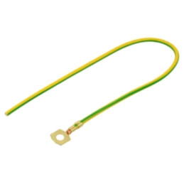 Cable: cable with crimped terminals; yellow-green; 250mm; H07V-K