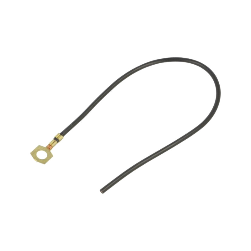 Cable: cable with crimped terminals; black; non-insulated; 250mm Cable: cable with crimped terminals; black; non-insulated; 250mm