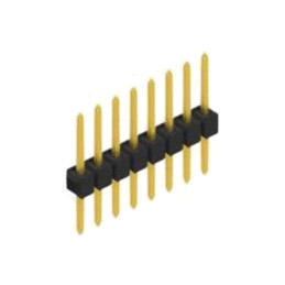 Conector: şiruri pini; şir pini; tată; PIN: 8; SL 1; 3A; 250V; drept