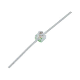 LED; verde; 1,65mm; axial; 10÷40mcd; 28°; Parte frontală: convex