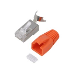 Conector: RJ45; mufă; PIN: 8; Cat: 6a,7; ecranat; 8p8c; 8mm; 23AWG