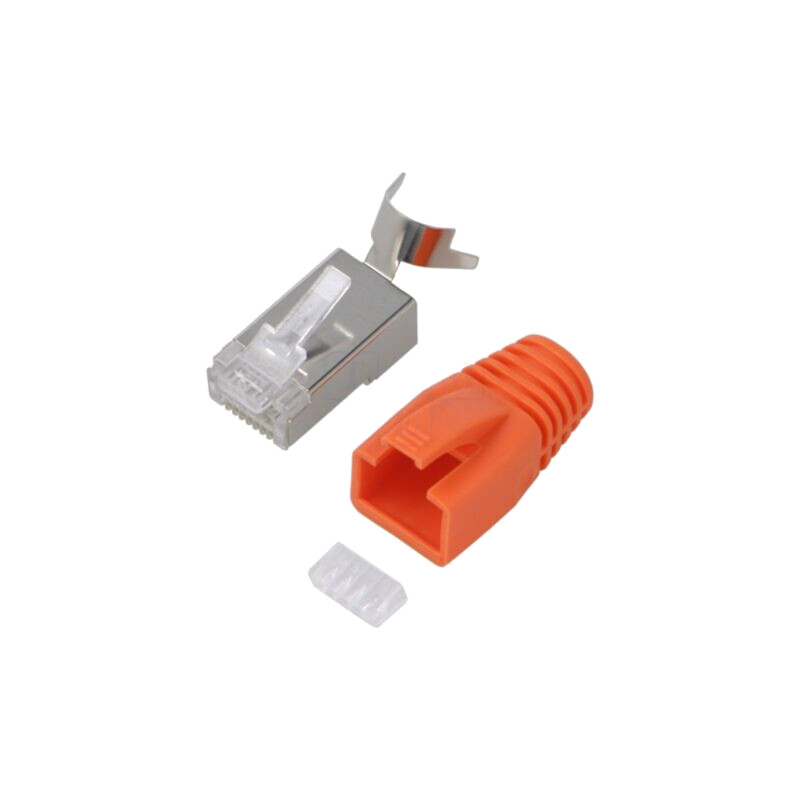 Conector: RJ45; mufă; PIN: 8; Cat: 6a,7; ecranat; 8p8c; 8mm; 23AWG Conector: RJ45; mufă; PIN: 8; Cat: 6a,7; ecranat; 8p8c; 8mm; 23AWG