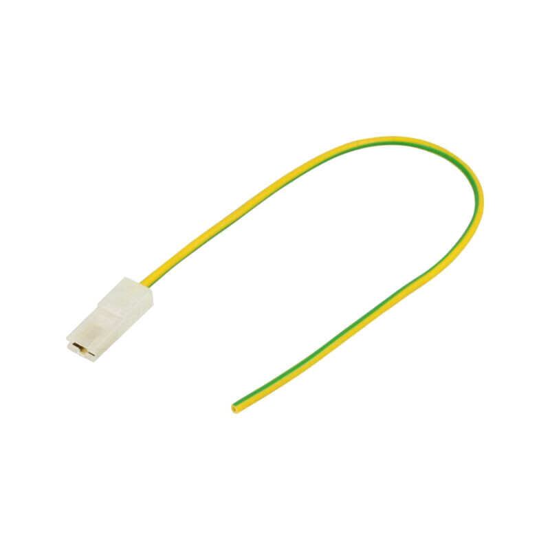 Cable: cable with crimped terminals; yellow-green; Len: 250mm Cable: cable with crimped terminals; yellow-green; Len: 250mm