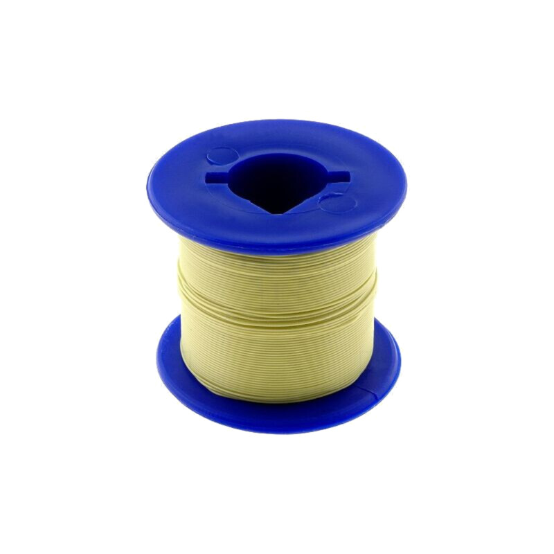 Cablu; 30AWG; sârmă; OFC; FEP; galben; 250V; 100m; 1x30AWG Cablu; 30AWG; sârmă; OFC; FEP; galben; 250V; 100m; 1x30AWG