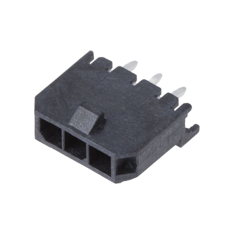 Conector: cablu-placă; soclu; tată; PIN: 3; Micro-Fit 3.0; 3mm; 5A Conector: cablu-placă; soclu; tată; PIN: 3; Micro-Fit 3.0; 3mm; 5A