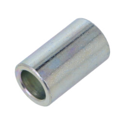 Manşon distanţier; 20mm; cilindric; oţel; zinc; Diam.ext: 12mm