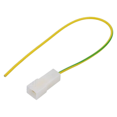 Cable: cable with crimped terminals; yellow-green; Len: 250mm