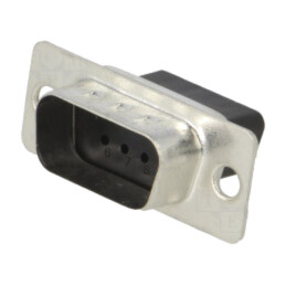 Conector: D-Sub; PIN: 9; mufă; tată; pe cablu; Placare: aurit