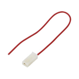 Cable: cable with crimped terminals; red; Len: 250mm; H05V-K