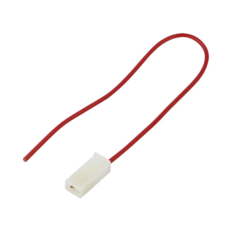 Cable: cable with crimped terminals; red; Len: 250mm; H05V-K