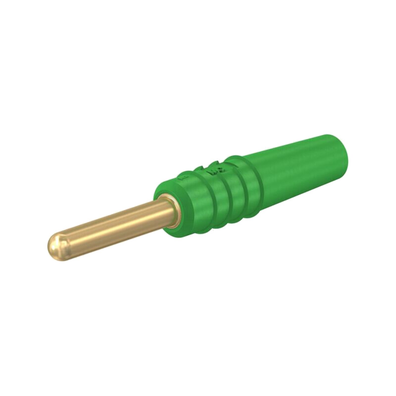 Conector: banană 2mm; mufă; 10A; 30VAC; 60VDC; verde; aurit; lipite Conector: banană 2mm; mufă; 10A; 30VAC; 60VDC; verde; aurit; lipite