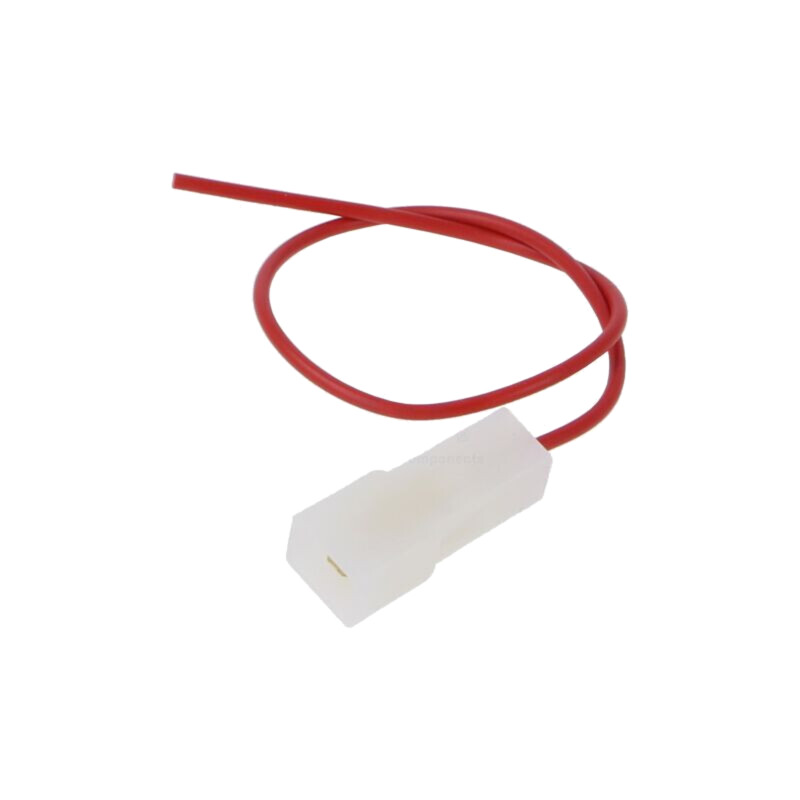 Cable: cable with crimped terminals; red; Len: 250mm; H05V-K Cable: cable with crimped terminals; red; Len: 250mm; H05V-K