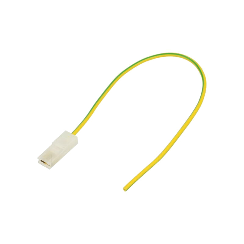 Cable: cable with crimped terminals; yellow-green; Len: 250mm Cable: cable with crimped terminals; yellow-green; Len: 250mm