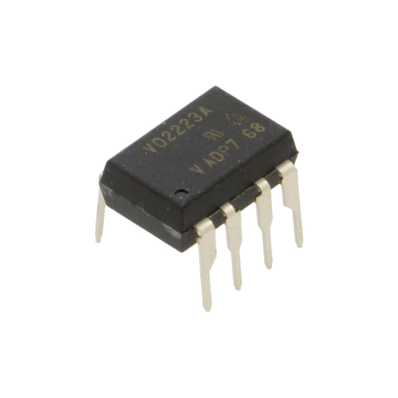 Optotriac; 5,3kV; Uieş: 600V; triac; DIP8; Ch: 1; VO2223A Optotriac; 5,3kV; Uieş: 600V; triac; DIP8; Ch: 1; VO2223A