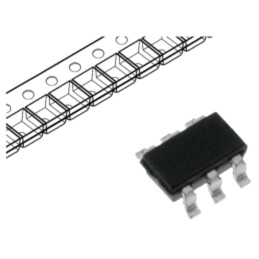 IC: microcontroler PIC; 768B; 4MHz; ICSP; 2÷5,5VDC; SMD; SOT23-6