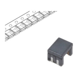 Filtru: anti-interferenţe; 1,9Ω; 51uH; SMD; 50VDC; 125mA; -30÷50%