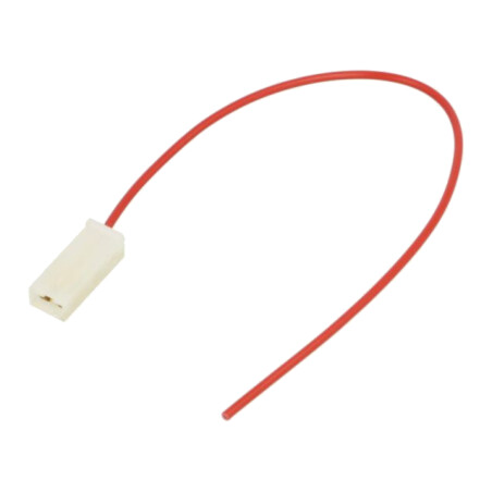 Cable: cable with crimped terminals; red; Len: 250mm; H05V-K