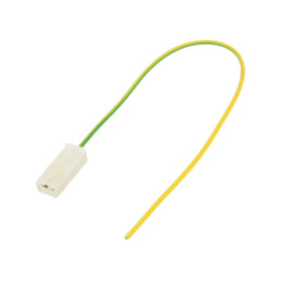 Cable: cable with crimped terminals; yellow-green; Len: 250mm