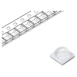 LED putere; 3535; royal blue; 135°; convex; batwing; 2,8÷3,2VDC