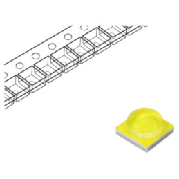 LED putere; 3535; albă; 125°; convex; batwing; 2,8÷3,2VDC; 4W; 4870K