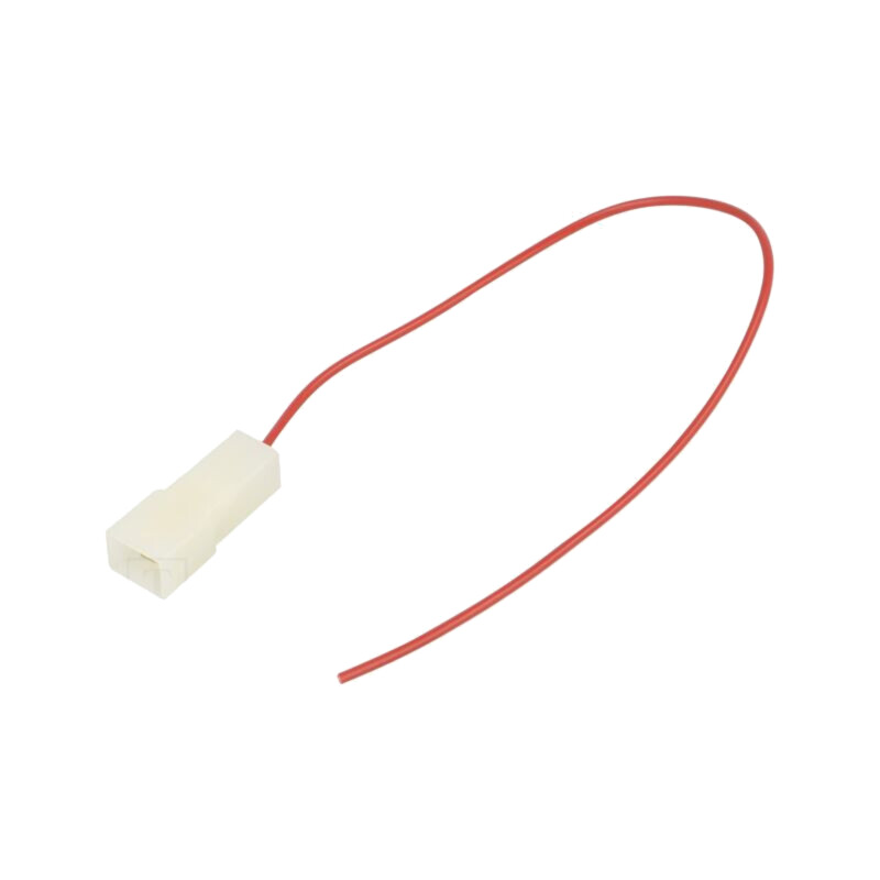 Cable: cable with crimped terminals; red; Len: 250mm; H05V-K Cable: cable with crimped terminals; red; Len: 250mm; H05V-K